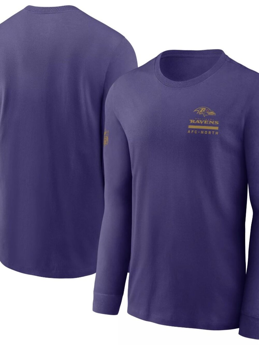 Nike Men's Baltimore Ravens New Orchid Legend Team Issue Long Sleeve T-Shirt - Picture 3 of 3